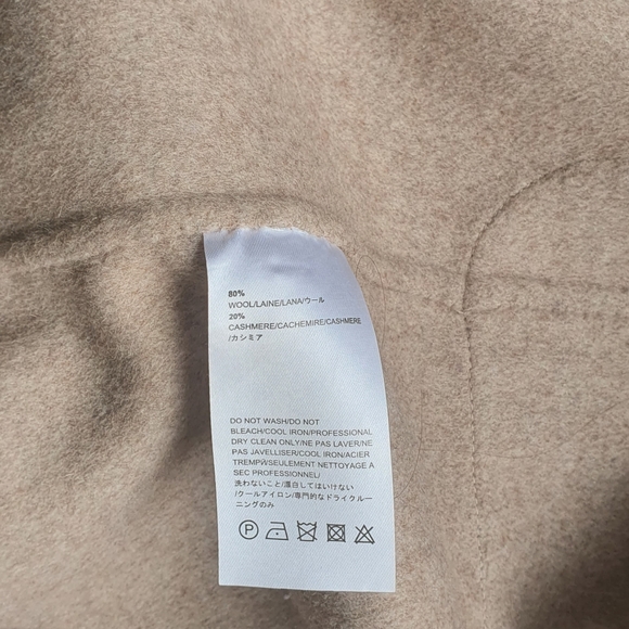 New Wool Cashmere Coat - Picture 5 of 6